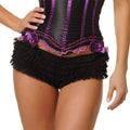 Breathable Solid Color Ruffles Boxer Briefs With Bow