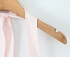 Pink Embroidered Floral Halter Corset Camisole With Ruched Chest Bow And Cross Lacing