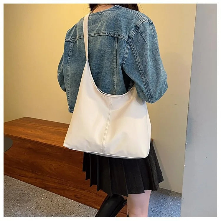 Women's Retro Simple Large Tote Bag