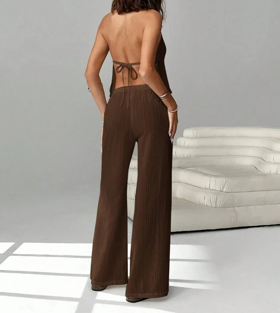 Halter Backless Sleeveless Outfit