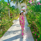 Three Piece Bikini Set With Push Up Triangle Top And High Waisted Bottoms With Cover Up