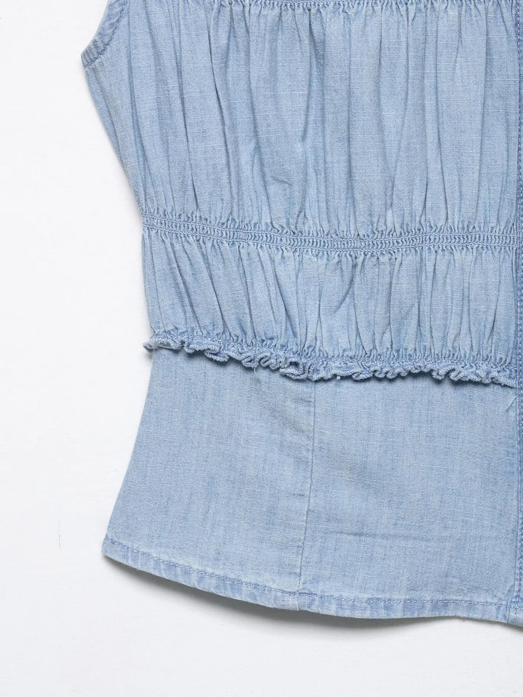 Sweet Retro-style Doll Neck Bubble Sleeve Women's Pleated Top