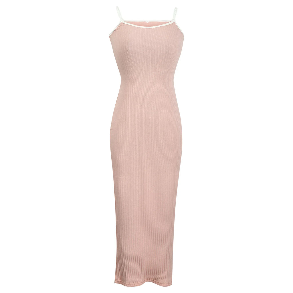 Backless Bodycon Maxi Dress