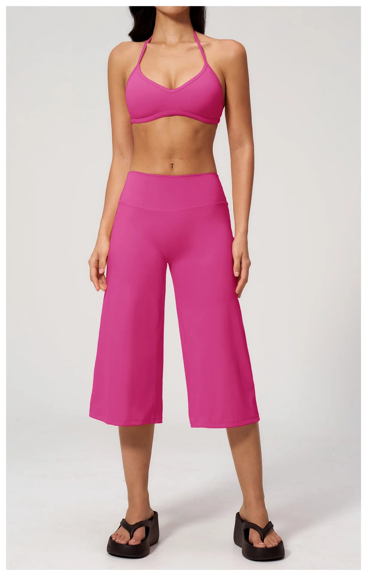 High Waist Wide Leg Yoga Pants For All Day Comfort