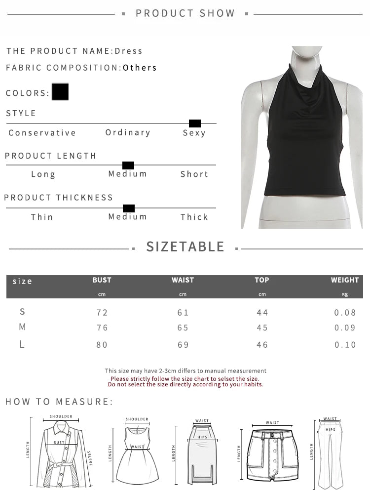 Backless Halter Tank Top Off Shoulder