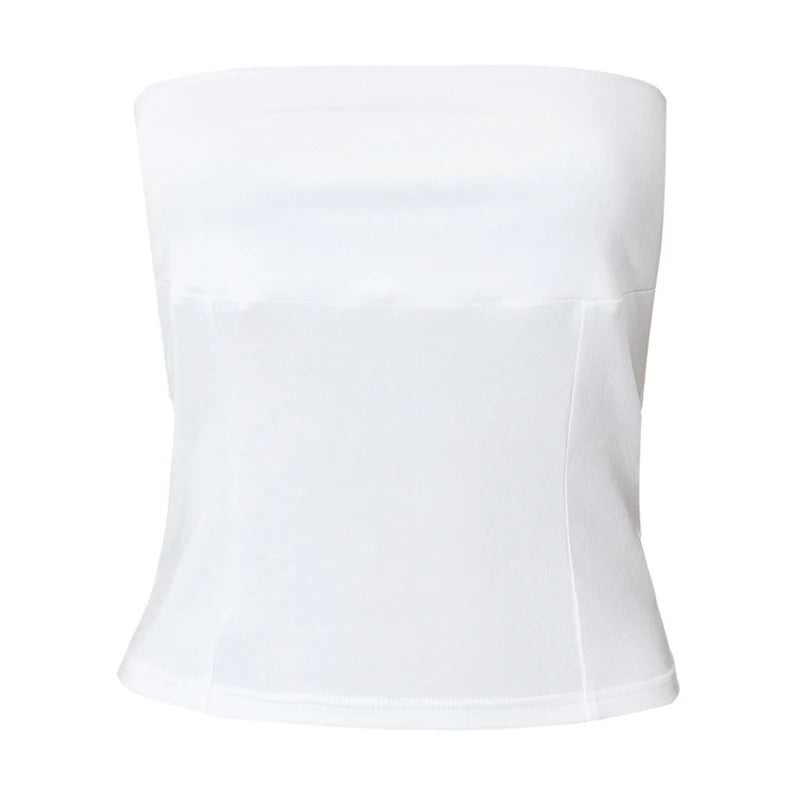 Off Shoulder Corset Top With Strapless Bustier Silhouette