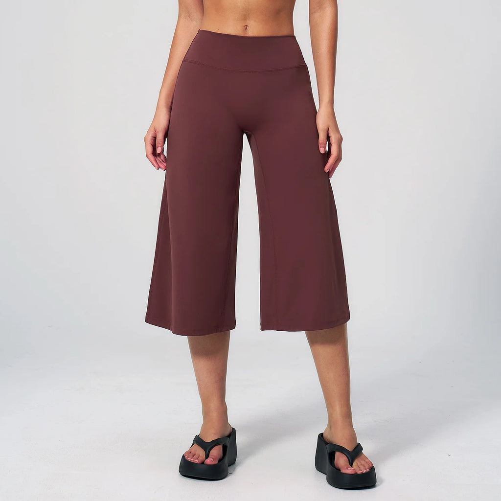 High Waist Wide Leg Yoga Pants For All Day Comfort
