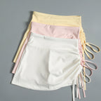 Activewear Set For Women With Chest Pad Vest And Skirt