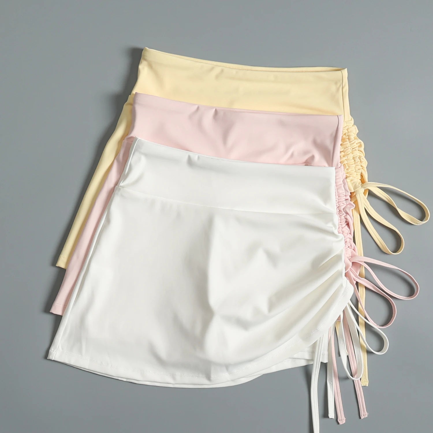 Activewear Set For Women With Chest Pad Vest And Skirt