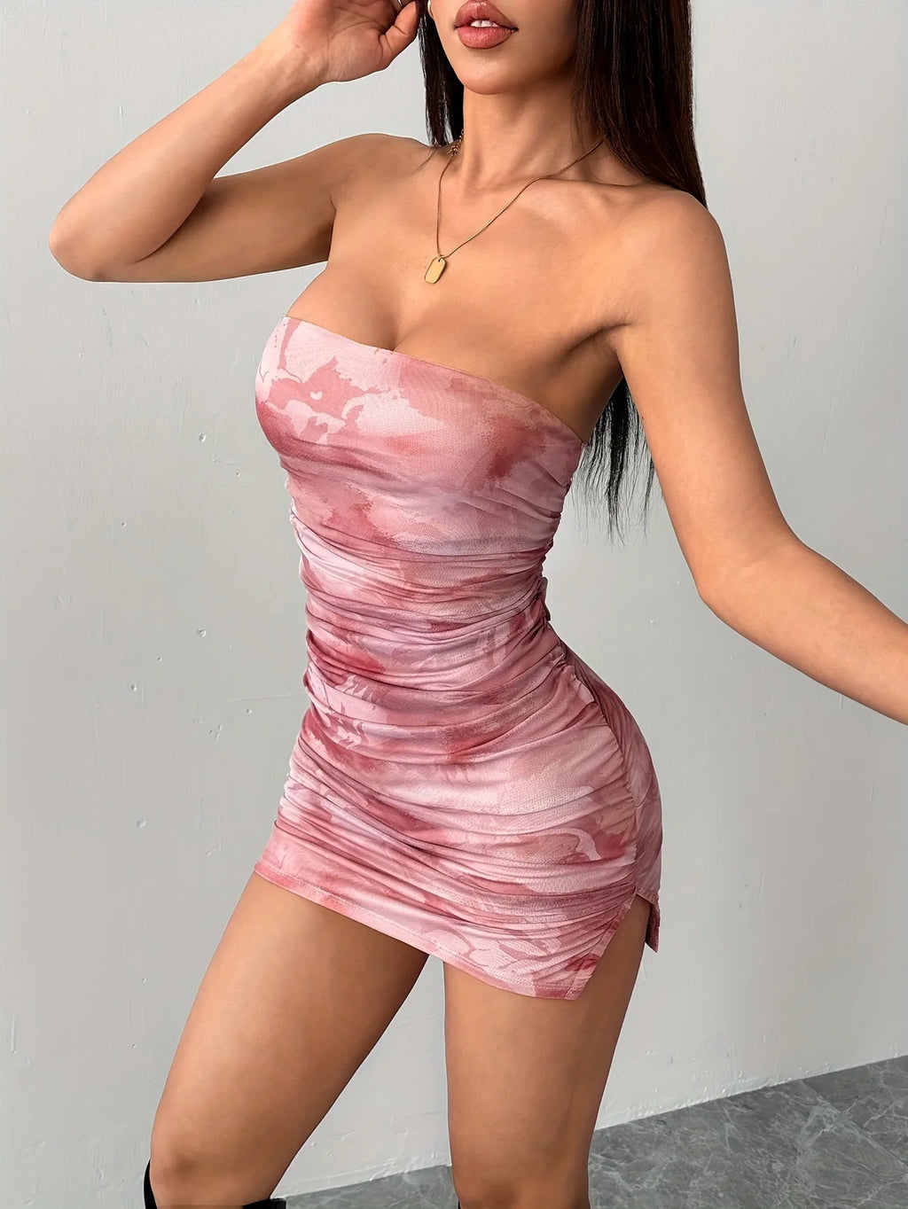Retro Summer Spaghetti Strap Print Mini Dress Off Shoulder