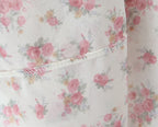 Romantic Beige Pink Flower Sling Sexy Dress Ruched Bra Backless  Dress