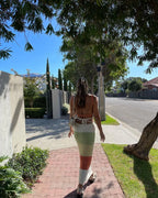 Backless Knit Maxi Dress With Straps
