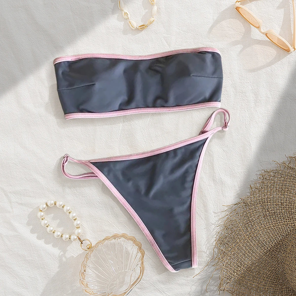 Brazilian Chain Detail Bikini Set