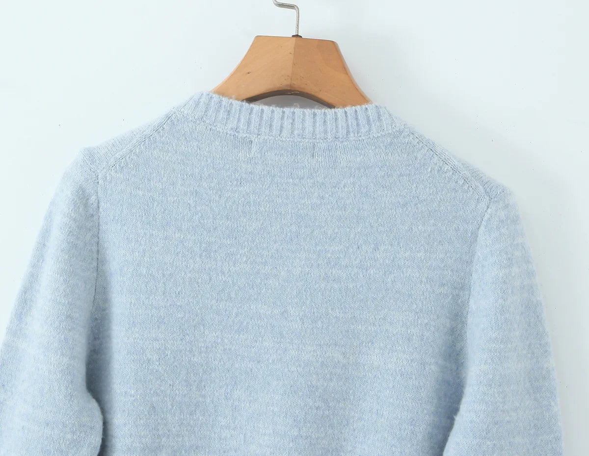Effortless Embroidered Cardigan For Women