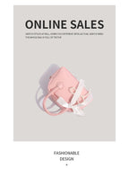 Bowknot PU Leather Crossbody Bag For Women Harajuku Style