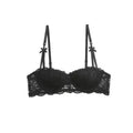 French Lace Half Cup Push Up Bra Ultra Thin Comfort With Minimalist Edge For Women