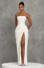 Backless High Waisted Dress