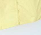Sunny Chic Yellow Crop Cami Top With Back Zipper Slim Fit