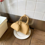 Mini PU Leather Crossbody Bag Set For Women With Short Handle Purses
