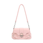 Whimsical Fairycore White Shoulder Bag With Butterfly Print Dreamy Harajuku Style Purse