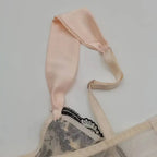 Sexy Lace Push Up Bra And Panty Set Featuring Semi Sheer Floral Design With Ring Embellishment