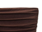 Elegant Strapless Off Shoulder Pleated Maxi Dress With Slim Silhouette