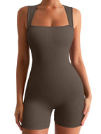 Backless Sleeveless Bodycon Romper Playsuit