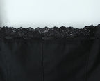 Golden Lace Ribbon Bow Corset Crop Top