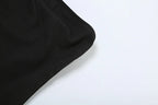 Slim Fold Bodycon Backless Dress Off Shoulder Splice Mini Elegant Summer Evening Style