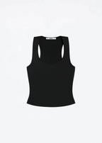 Lace Up Halter Tank And Suspender Long-sleeves Open Back Design For Chic Vibe