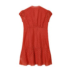 Polka Dot Spring Mini Dress