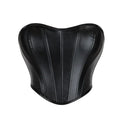 Leather Strapless Corset Top With Boning For Sleek Shaping