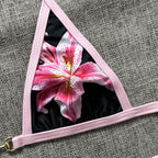 Three-Point Bikini Swimwear Women Micro Bikinis Strap Binding Backless