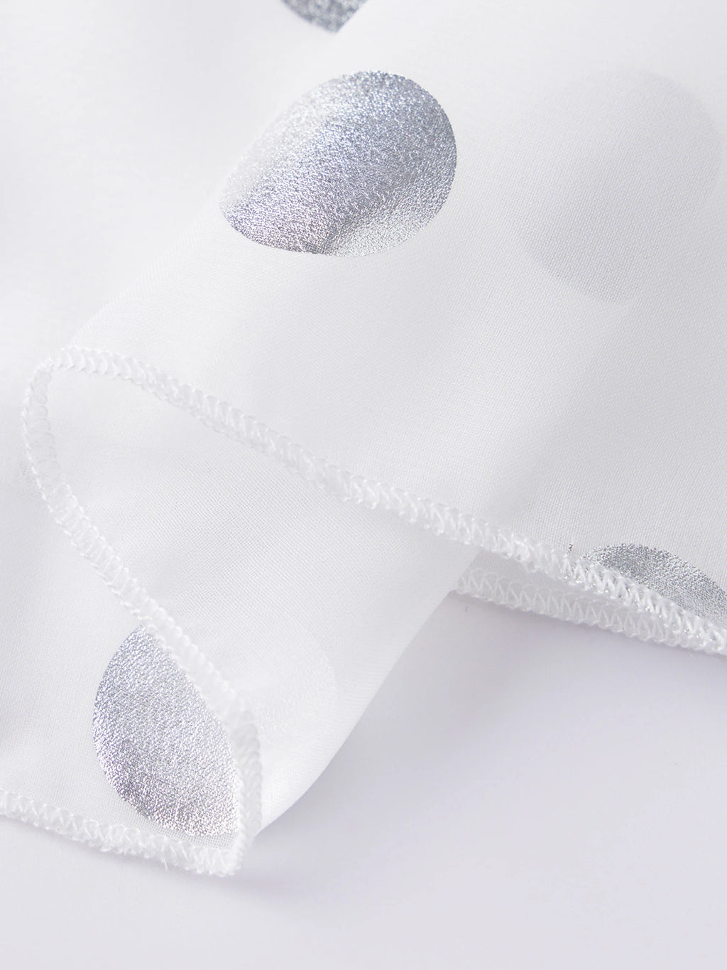 Shiny Sequins Polka Dot Camisole Backless Round Neck Top With Scarf