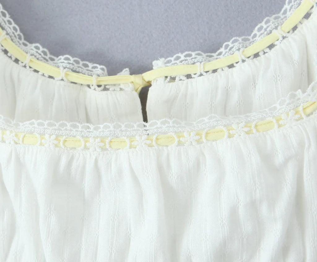 White Lace 2-Piece Maxi Skirt Set