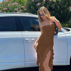 Tube Top Strapless Sexy Midi Dress