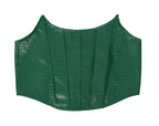 Corset Cutout Cargo Jumpsuit Two Piece Set Sleeveless PU Leather