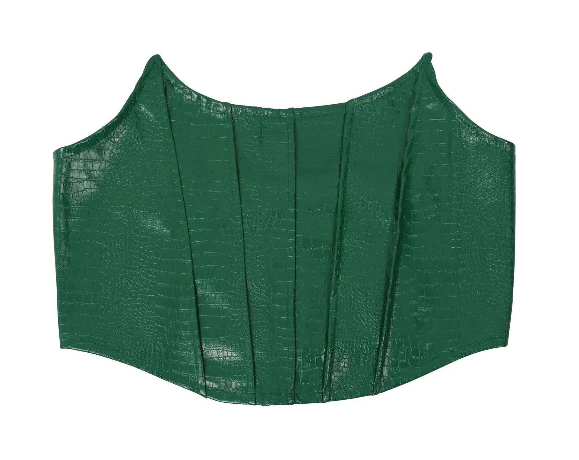 Corset Cutout Cargo Jumpsuit Two Piece Set Sleeveless PU Leather