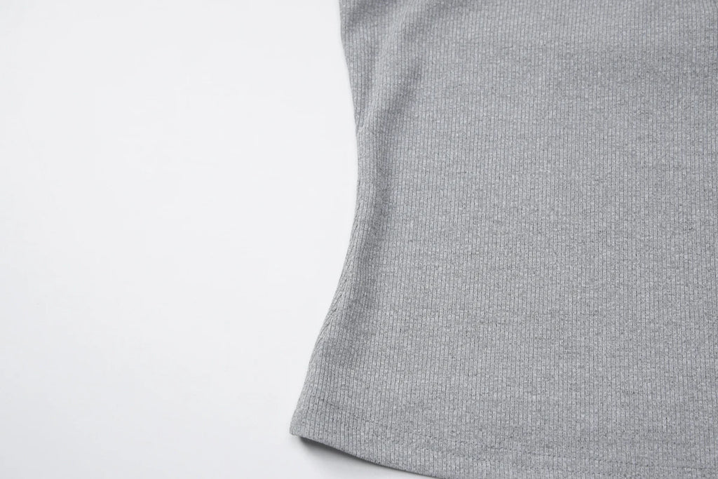 Square Collar Backless Single Breasted Ruffles Camisole