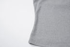 Square Collar Backless Single Breasted Ruffles Camisole