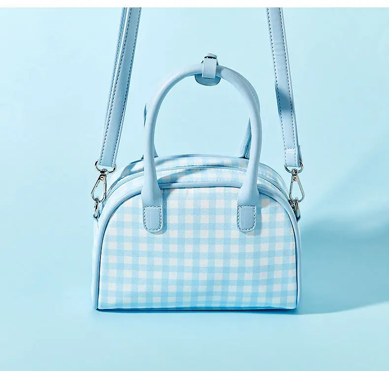 Playful Bunny Themed Crossbody Bag With Decorative Charm And Lightweight Design