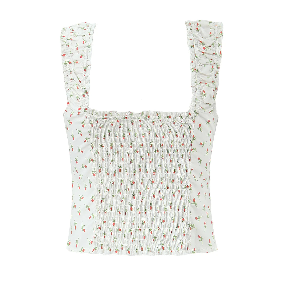 Radiant Bow Accent Ruched Bust Tank Top With Open Button Front And Rope Laced Waist Mini Skirt Set