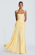 Backless High Waisted Dress