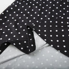 Polka Dot Halter Dress For Women Backless Mini
