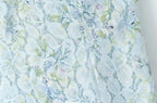 Sweet Floral Print Lace Patchwork Mini Sexy Slim Backless Strap Short Dress