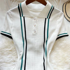 Knit Mini Dress With Ruffles