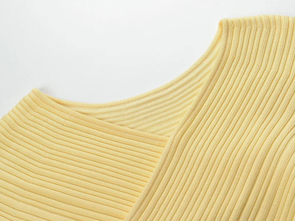 Lace Collar Splice Dress Slimming Fish Tail Gown