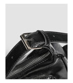 Urban Minimalist Women's Shoulder Bag in PU Leather With Zipper