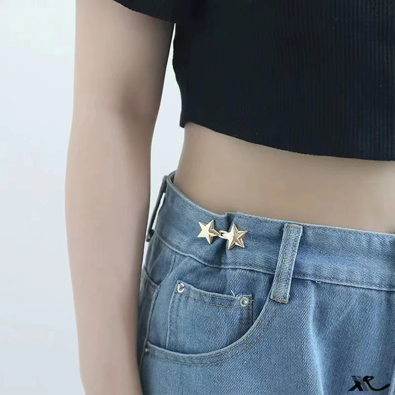 Jeans Fit Adjustable Invisible Waist Buckle Tool For Seamless Secure Midsection Support