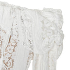 Lace Evening Dress Sleeve Elegant Party Gown